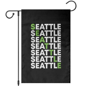 Vintage Seattle Garden Flag Sports Lover Washington City TS10 Black Print Your Wear