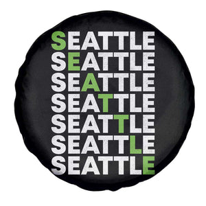 Vintage Seattle Spare Tire Cover Sports Lover Washington City TS10 Print Your Wear