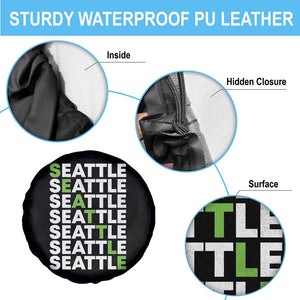 Vintage Seattle Spare Tire Cover Sports Lover Washington City TS10 Print Your Wear