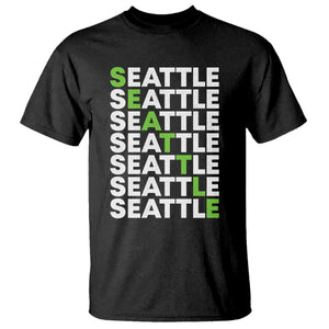 Vintage Seattle T Shirt Sports Lover Washington City TS10 Black Print Your Wear