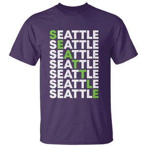 Vintage Seattle T Shirt Sports Lover Washington City TS10 Purple Print Your Wear