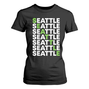 Vintage Seattle T Shirt For Women Sports Lover Washington City TS10 Black Print Your Wear