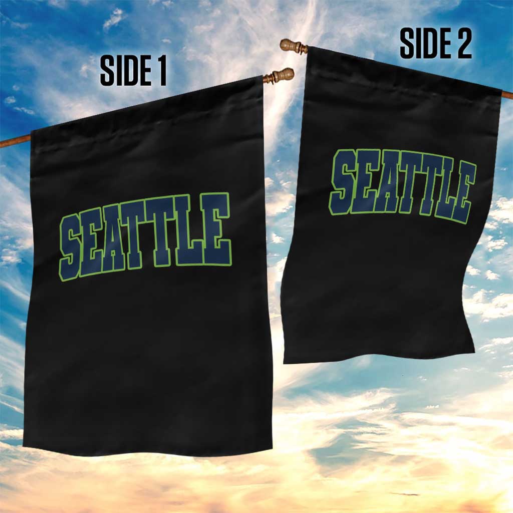 Vintage Seattle Garden Flag Classic Print Retro Varsity TS10 Print Your Wear