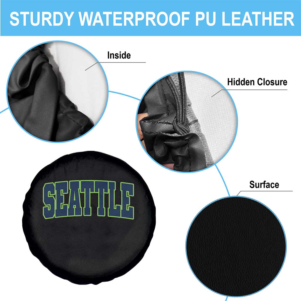 Vintage Seattle Spare Tire Cover Classic Print Retro Varsity TS10 Print Your Wear