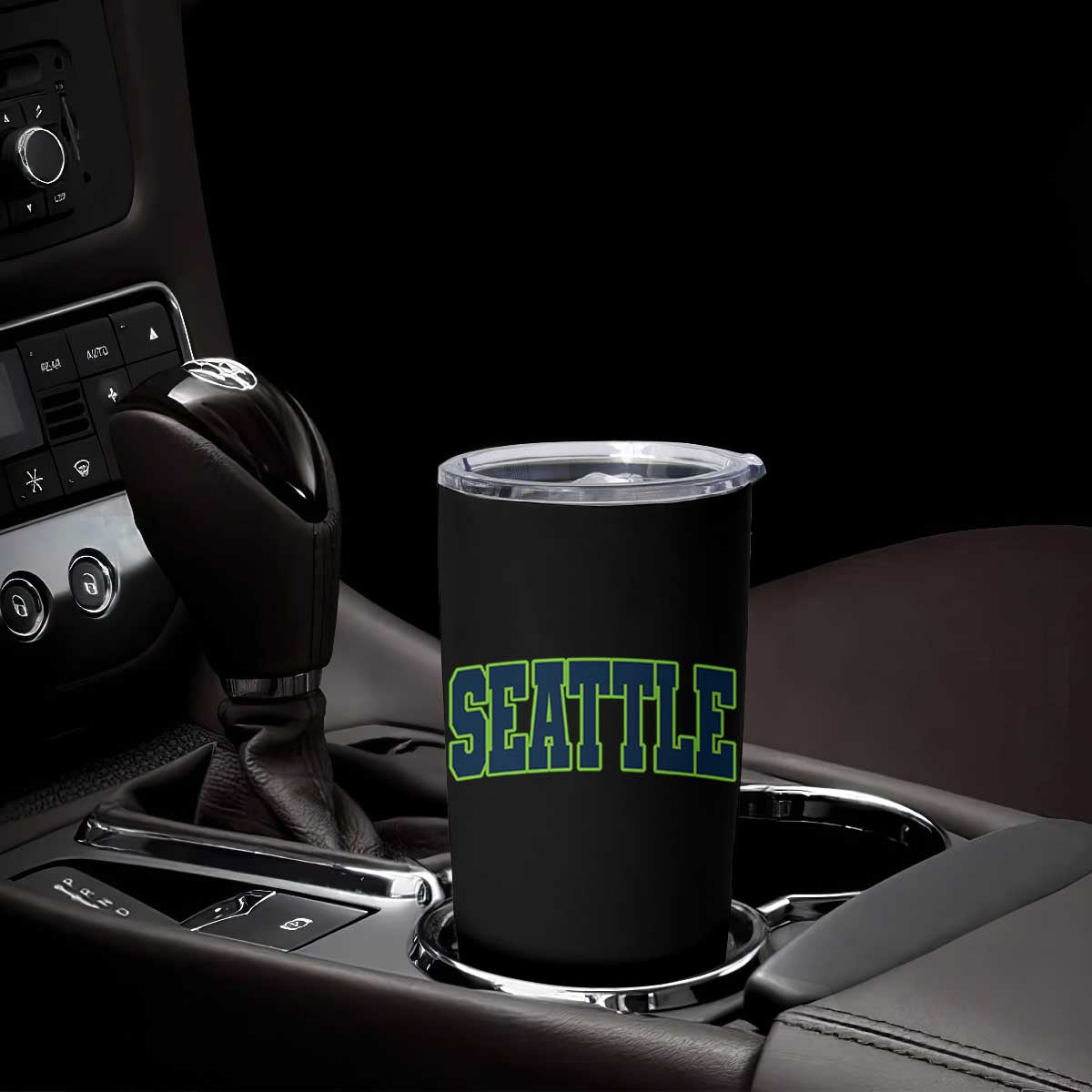 Vintage Seattle Tumbler Cup Classic Print Retro Varsity TS10 Print Your Wear