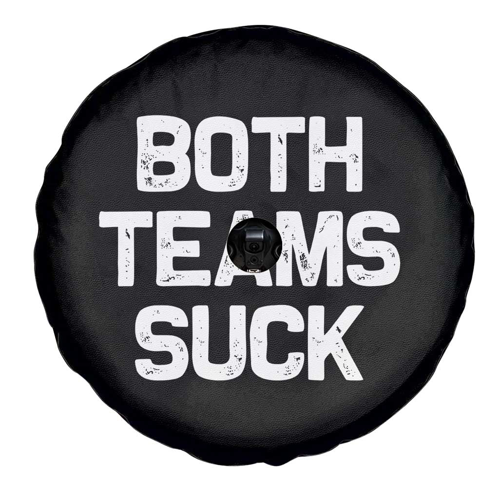 Both Team Sucks Spare Tire Cover Funny Game Day Sports Meme TS10 Print Your Wear