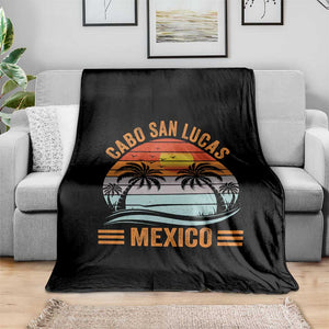 Cabo San Lucas Mexico Throw Blanket Beach Summer Vacation Family Trip Retro 70s TS10 Print Your Wear