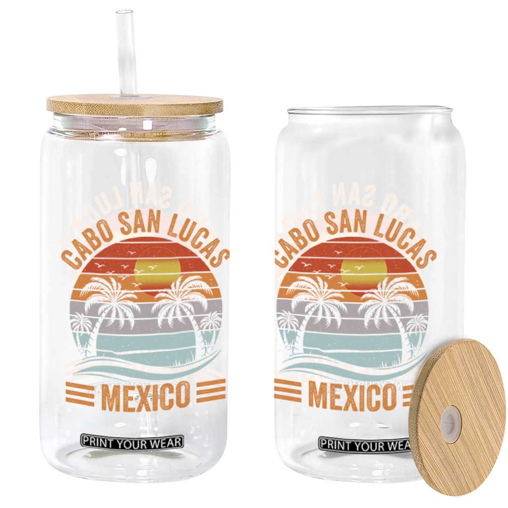 Cabo San Lucas Mexico Glass Can Beach Summer Vacation Family Trip Retro 70s TS10 Print Your Wear