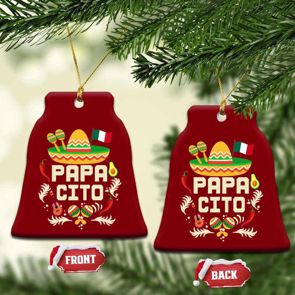 Mexican Dad Ceramic Ornament Papa Cito Latino Fathers Day Gift Mexican Pride TS10 Print Your Wear