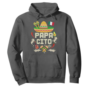 Mexican Dad Hoodie Papa Cito Latino Fathers Day Gift Mexican Pride TS10 Dark Heather Print Your Wear