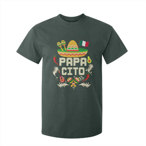 Mexican Dad T Shirt For Kid Papa Cito Latino Fathers Day Gift Mexican Pride TS10 Dark Forest Green Print Your Wear