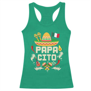 Mexican Dad Racerback Tank Top Papa Cito Latino Fathers Day Gift Mexican Pride TS10 Irish Green Print Your Wear