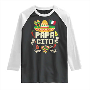 Mexican Dad Raglan Shirt Papa Cito Latino Fathers Day Gift Mexican Pride TS10 Black White Print Your Wear