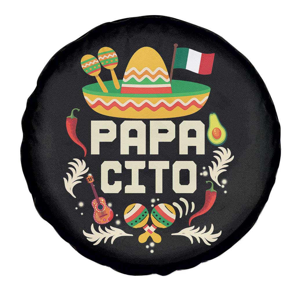 Mexican Dad Spare Tire Cover Papa Cito Latino Fathers Day Gift Mexican Pride TS10 Print Your Wear