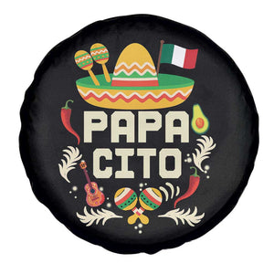 Mexican Dad Spare Tire Cover Papa Cito Latino Fathers Day Gift Mexican Pride TS10 Print Your Wear
