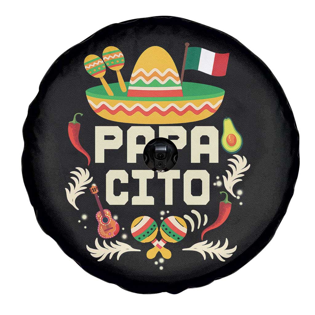 Mexican Dad Spare Tire Cover Papa Cito Latino Fathers Day Gift Mexican Pride TS10 Print Your Wear