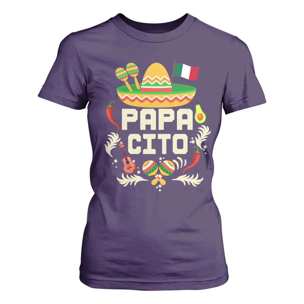 Mexican Dad T Shirt For Women Papa Cito Latino Fathers Day Gift Mexican Pride TS10 Purple Print Your Wear