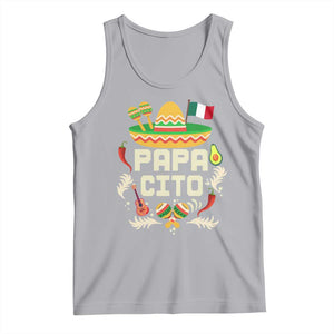 Mexican Dad Tank Top Papa Cito Latino Fathers Day Gift Mexican Pride TS10 Athletic Heather Print Your Wear