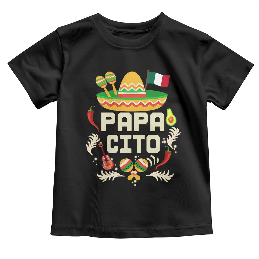 Mexican Dad Toddler T Shirt Papa Cito Latino Fathers Day Gift Mexican Pride TS10 Black Print Your Wear