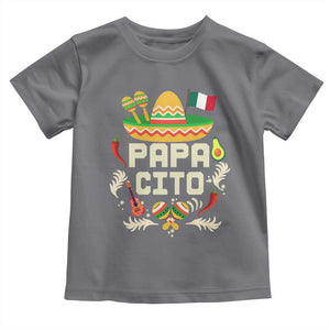 Mexican Dad Toddler T Shirt Papa Cito Latino Fathers Day Gift Mexican Pride TS10 Charcoal Print Your Wear
