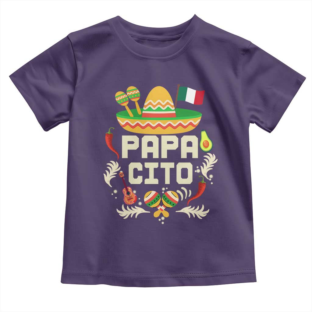 Mexican Dad Toddler T Shirt Papa Cito Latino Fathers Day Gift Mexican Pride TS10 Purple Print Your Wear