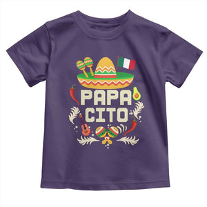 Mexican Dad Toddler T Shirt Papa Cito Latino Fathers Day Gift Mexican Pride TS10 Purple Print Your Wear