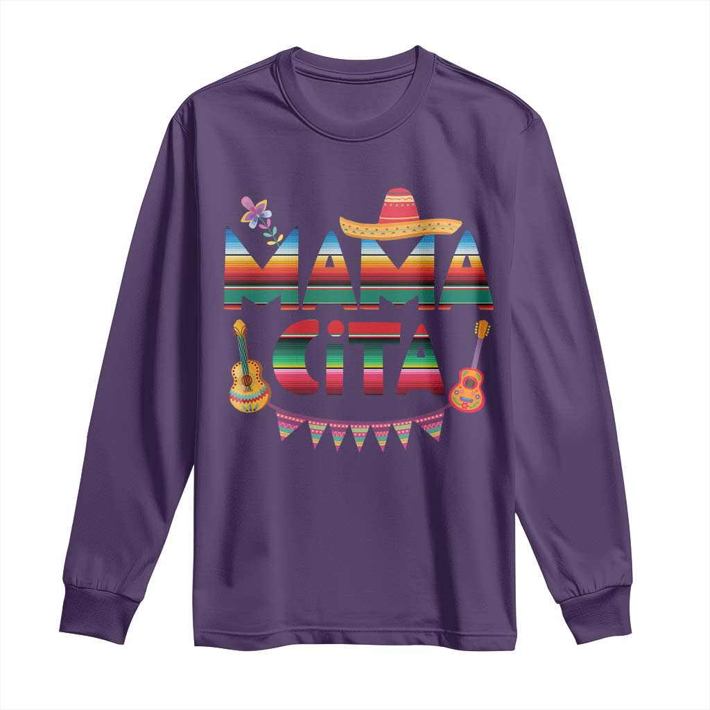 Mama Cita Long Sleeve Shirt Mexican Mom Latina Mothers Day Gift TS10 Purple Print Your Wear