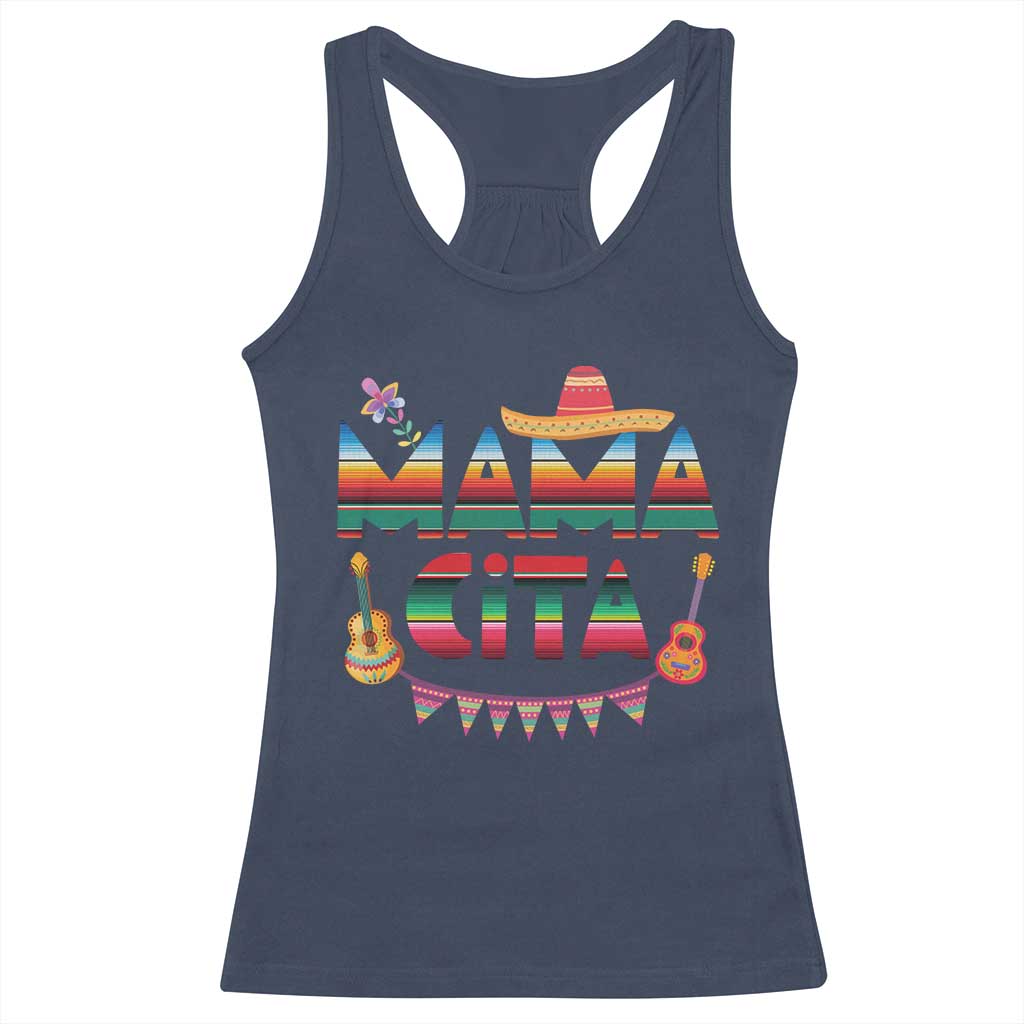 Mama Cita Racerback Tank Top Mexican Mom Latina Mothers Day Gift TS10 Navy Print Your Wear