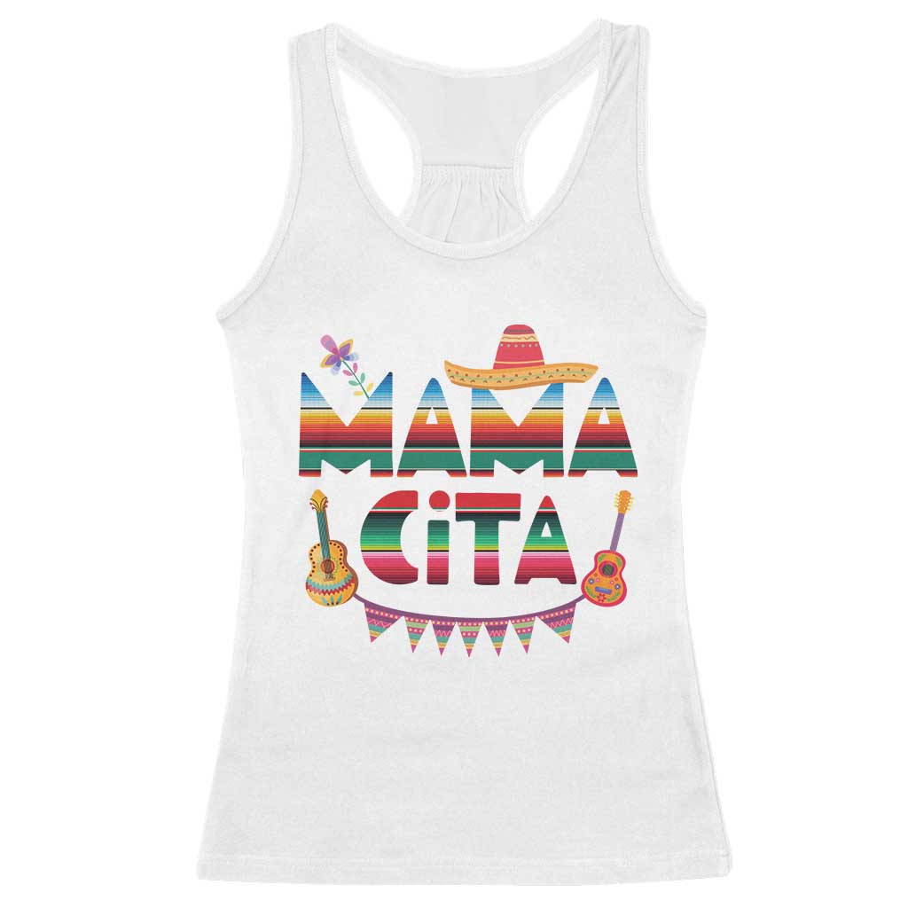 Mama Cita Racerback Tank Top Mexican Mom Latina Mothers Day Gift TS10 White Print Your Wear
