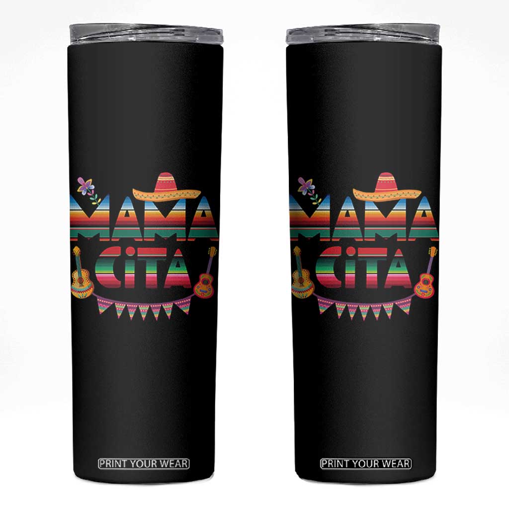 Mama Cita Skinny Tumbler Mexican Mom Latina Mothers Day Gift TS10 Black Print Your Wear