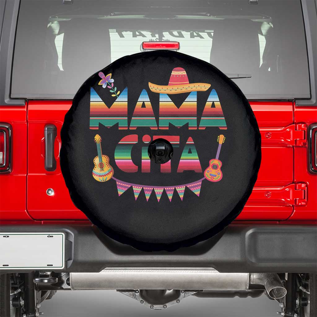 Mama Cita Spare Tire Cover Mexican Mom Latina Mothers Day Gift TS10 Black Print Your Wear