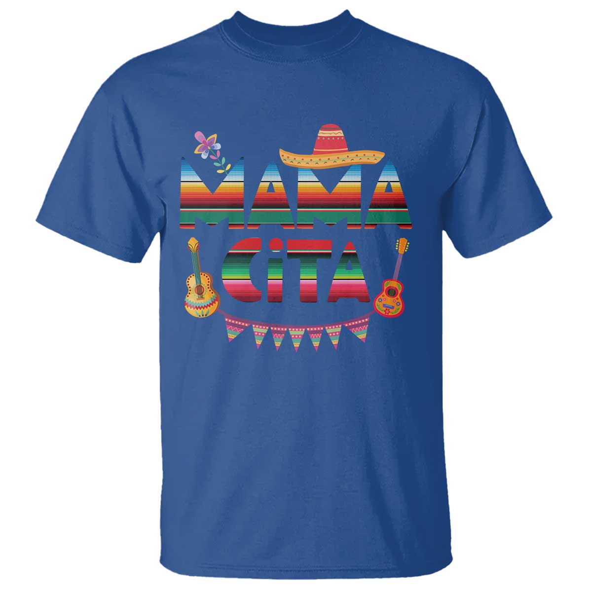 Mama Cita T Shirt Mexican Mom Latina Mothers Day Gift TS10 Royal Blue Print Your Wear