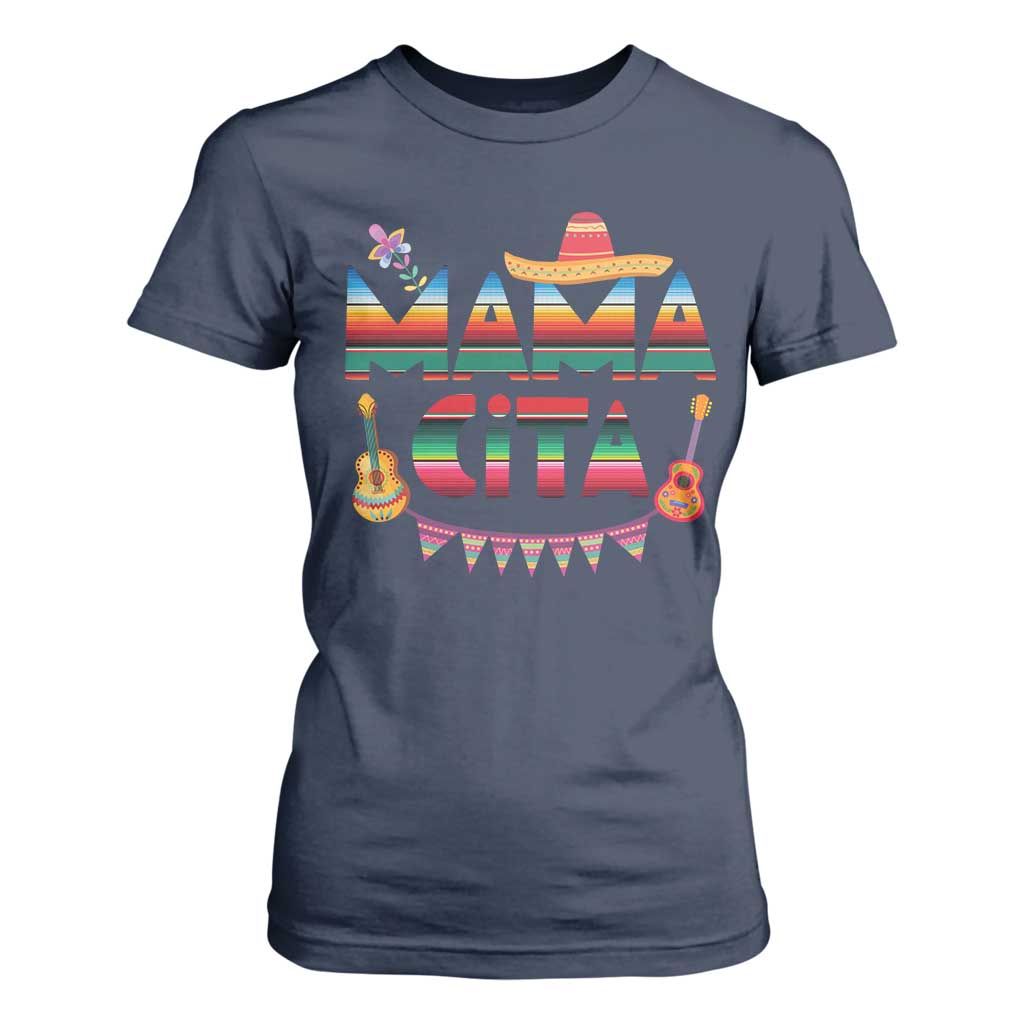 Mama Cita T Shirt For Women Mexican Mom Latina Mothers Day Gift TS10 Navy Print Your Wear