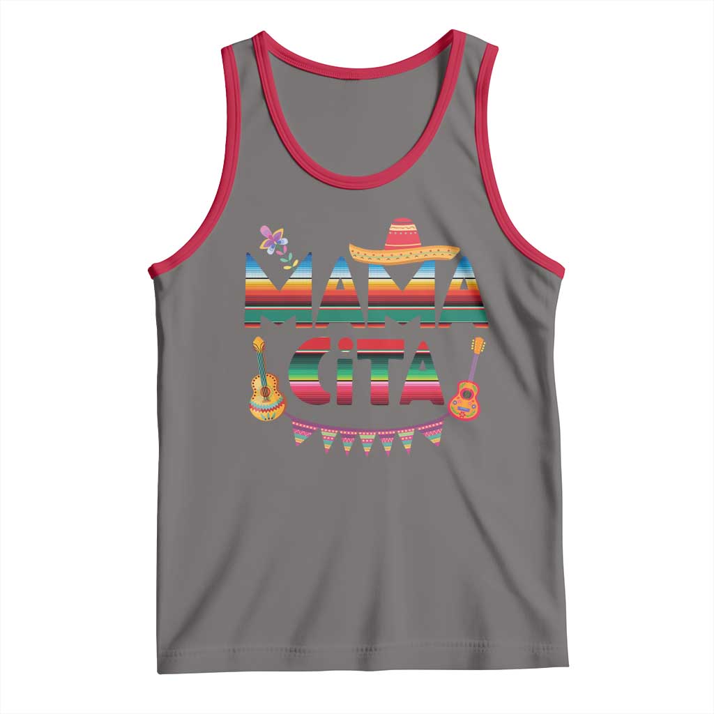 Mama Cita Tank Top Mexican Mom Latina Mothers Day Gift TS10 Deep Heather Red Print Your Wear