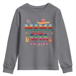 Mama Cita Youth Sweatshirt Mexican Mom Latina Mothers Day Gift TS10 Charcoal Print Your Wear