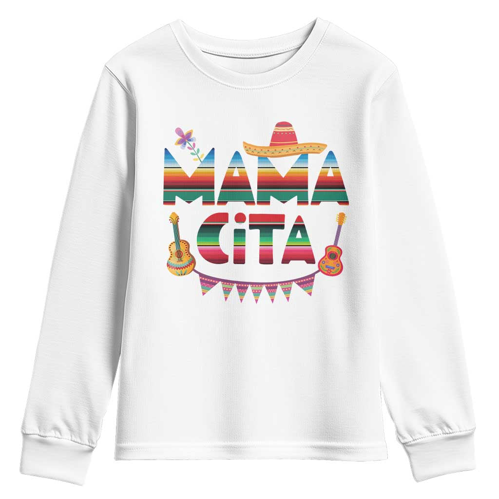 Mama Cita Youth Sweatshirt Mexican Mom Latina Mothers Day Gift TS10 White Print Your Wear