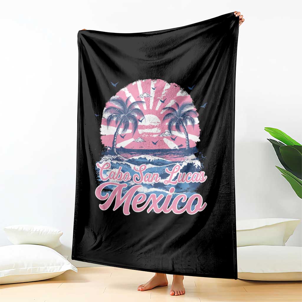 Cabo San Lucas Mexico Throw Blanket Vintage Retro Beach Summer Vacation Family Trip TS10 Print Your Wear