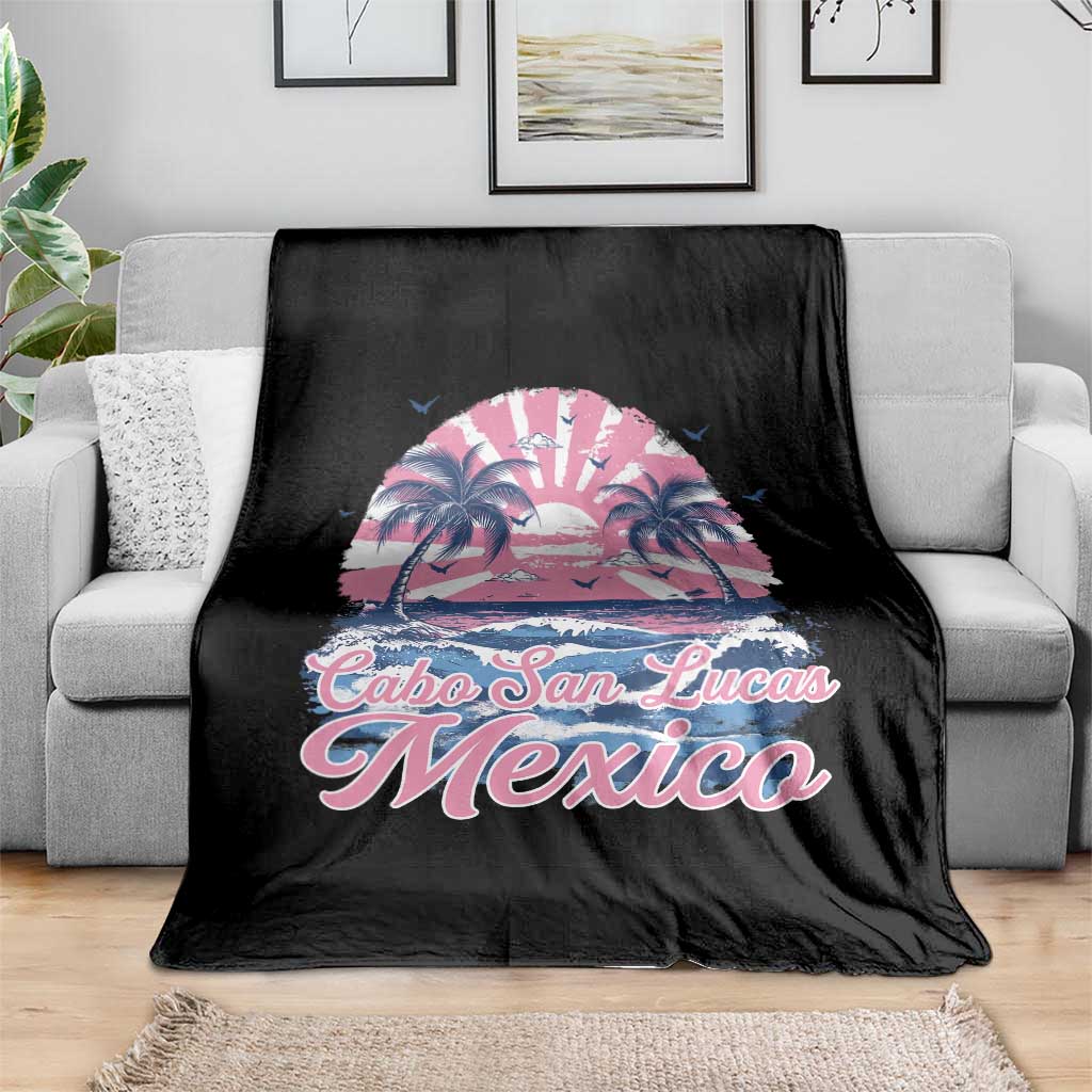 Cabo San Lucas Mexico Throw Blanket Vintage Retro Beach Summer Vacation Family Trip TS10 Print Your Wear