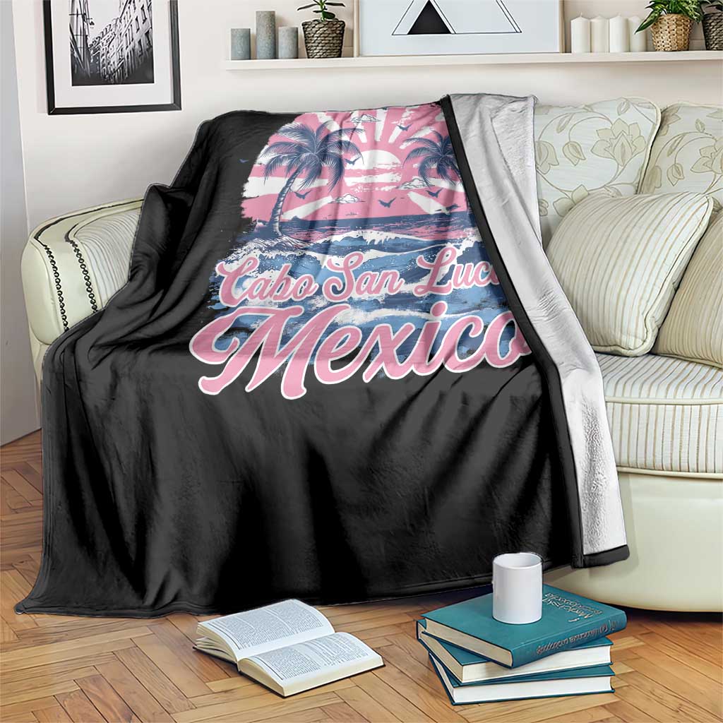 Cabo San Lucas Mexico Throw Blanket Vintage Retro Beach Summer Vacation Family Trip TS10 Print Your Wear