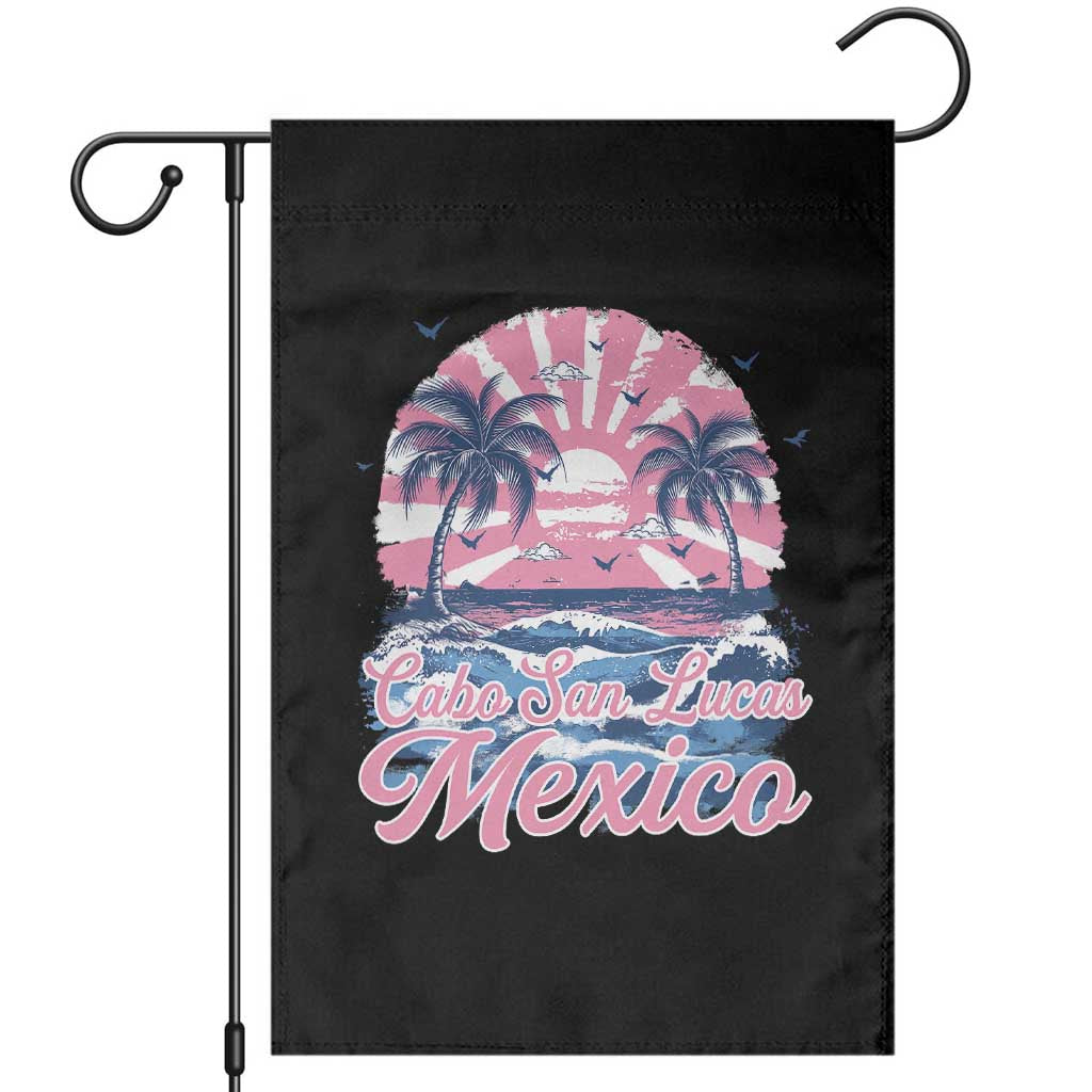 Cabo San Lucas Mexico Garden Flag Vintage Retro Beach Summer Vacation Family Trip TS10 Black Print Your Wear