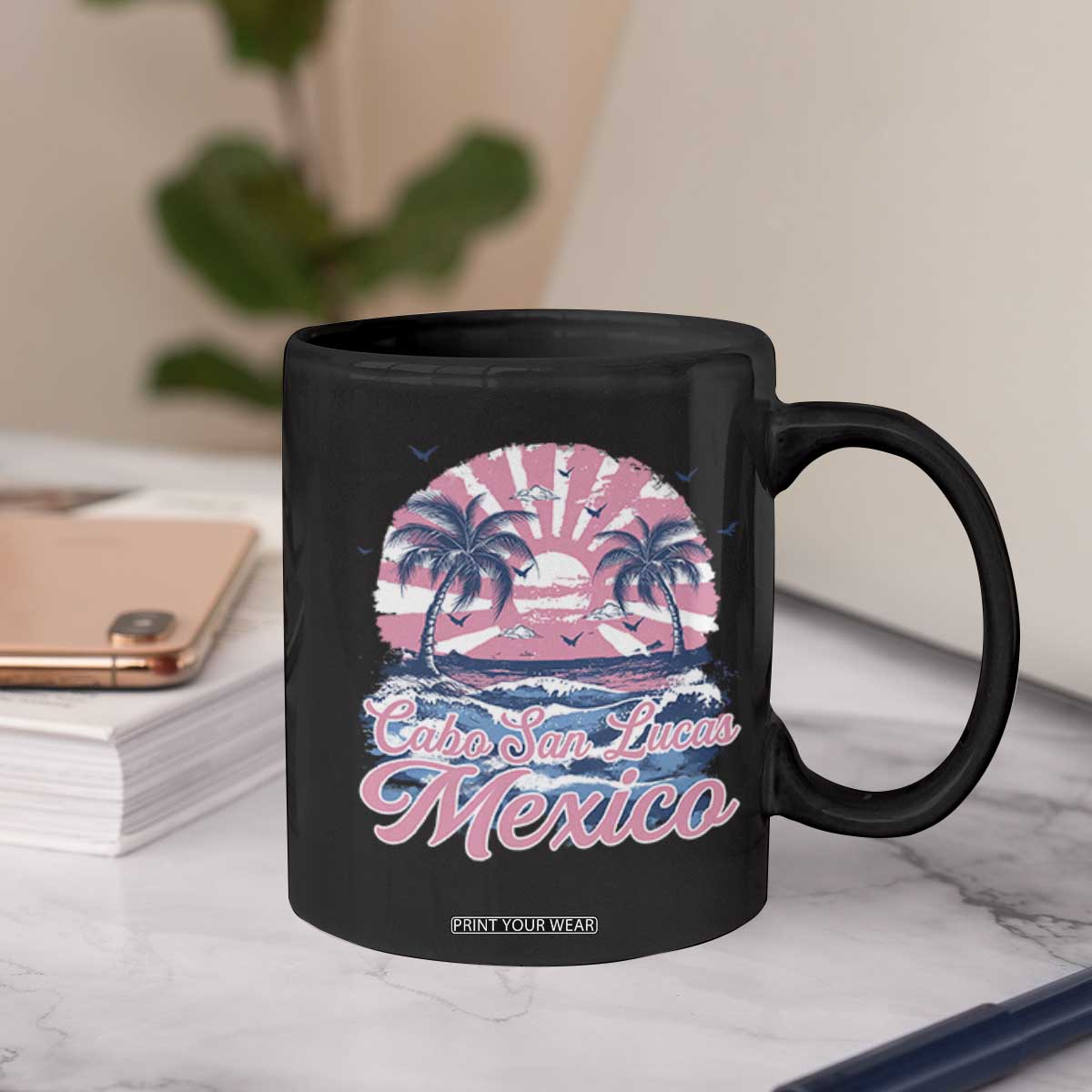 Cabo San Lucas Mexico Coffee Mug Vintage Retro Beach Summer Vacation Family Trip TS10 Print Your Wear