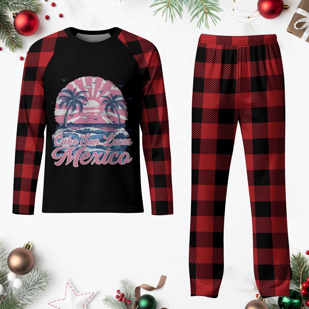 Cabo San Lucas Mexico Plaid Pajama Set Vintage Retro Beach Summer Vacation Family Trip TS10 Buffalo Plaid Print Your Wear
