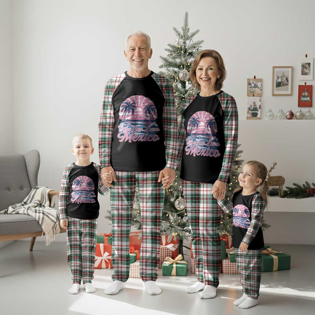 Cabo San Lucas Mexico Plaid Pajama Set Vintage Retro Beach Summer Vacation Family Trip TS10 Christmas Plaid Print Your Wear