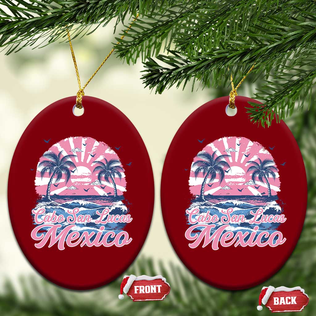 Cabo San Lucas Mexico Ceramic Ornament Vintage Retro Beach Summer Vacation Family Trip TS10 Print Your Wear