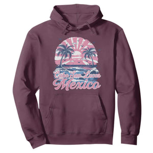 Cabo San Lucas Mexico Hoodie Vintage Retro Beach Summer Vacation Family Trip TS10 Maroon Print Your Wear