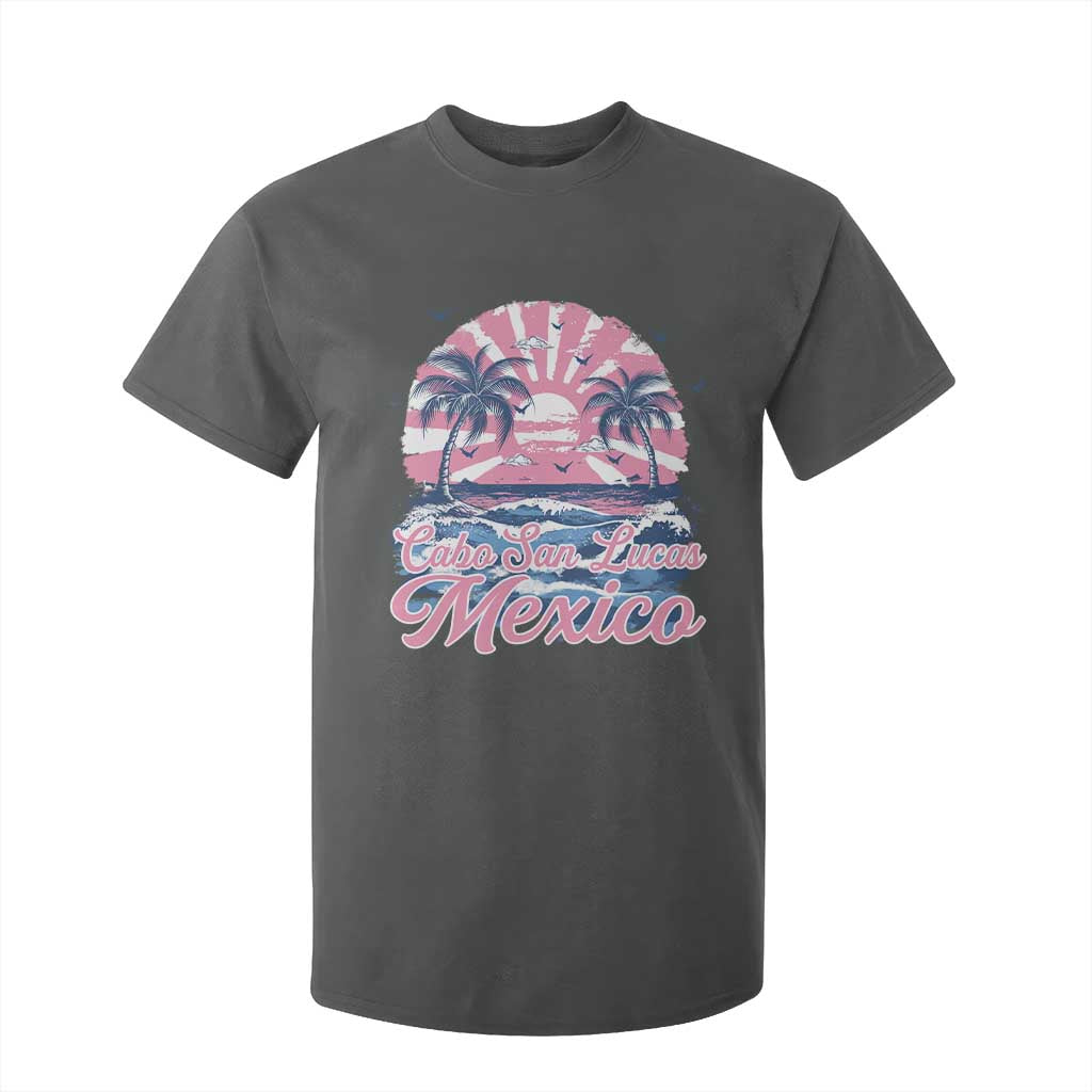Cabo San Lucas Mexico T Shirt For Kid Vintage Retro Beach Summer Vacation Family Trip TS10 Dark Heather Print Your Wear