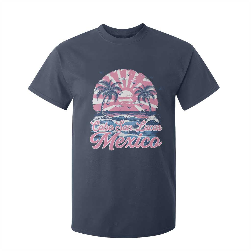 Cabo San Lucas Mexico T Shirt For Kid Vintage Retro Beach Summer Vacation Family Trip TS10 Navy Print Your Wear