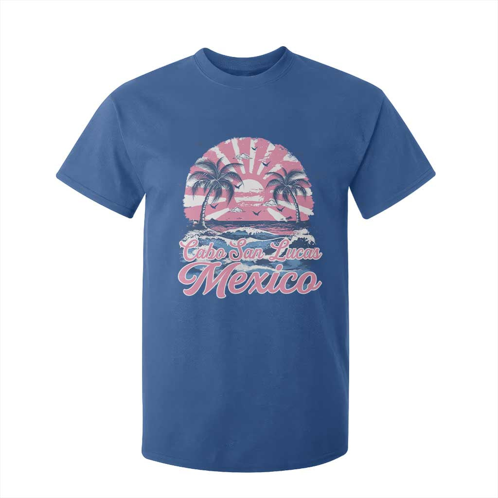 Cabo San Lucas Mexico T Shirt For Kid Vintage Retro Beach Summer Vacation Family Trip TS10 Royal Blue Print Your Wear