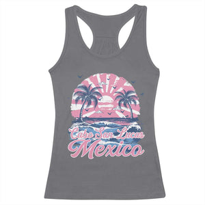 Cabo San Lucas Mexico Racerback Tank Top Vintage Retro Beach Summer Vacation Family Trip TS10 Charcoal Print Your Wear