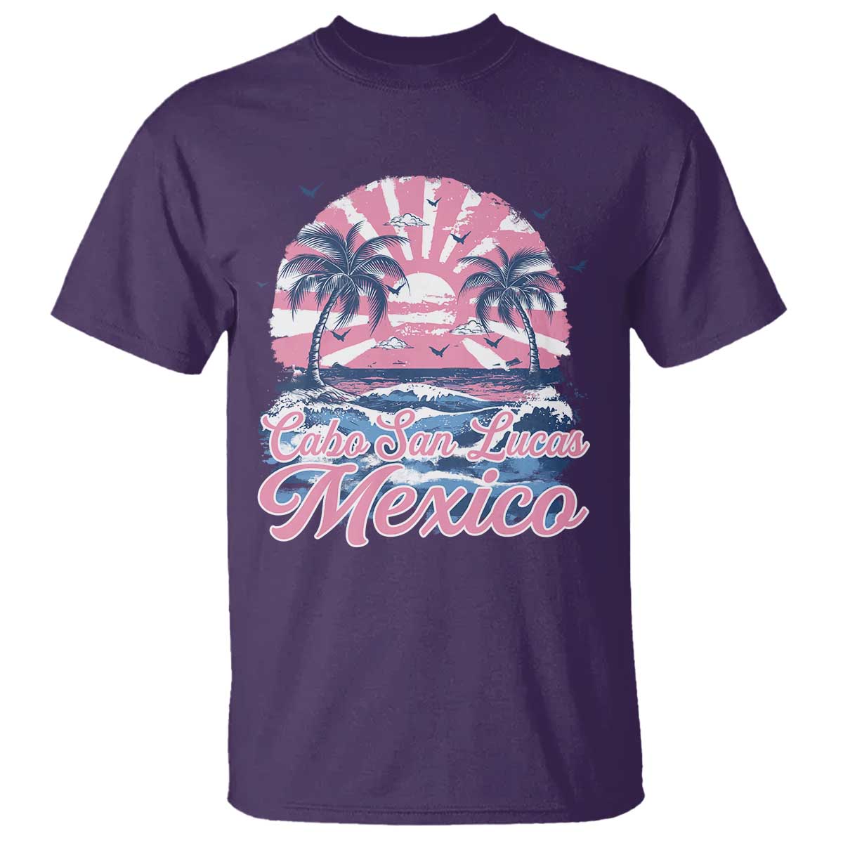 Cabo San Lucas Mexico T Shirt Vintage Retro Beach Summer Vacation Family Trip TS10 Purple Print Your Wear